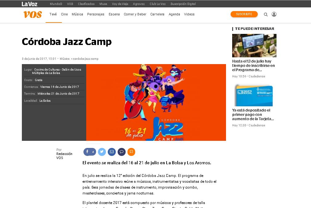 Cordoba Jazz Camp